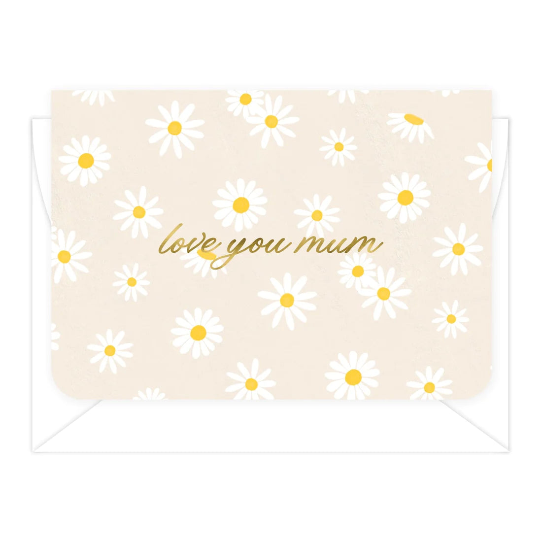 NEW 'Love You Mum' Daisies Greeting Card