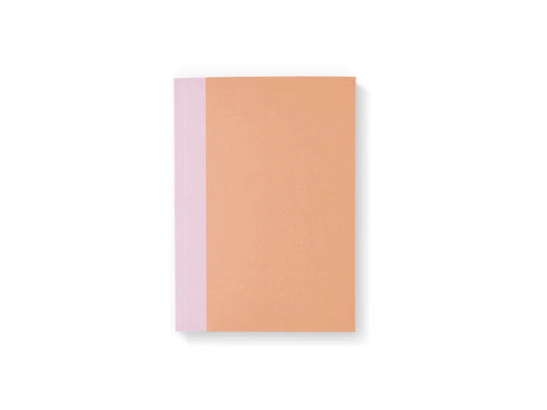 'Peach & Lilac' Lined B6 Notebook