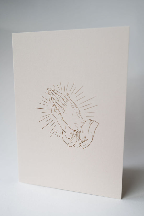 Earnest Prayer Greeting Card